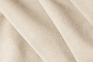 Canapé panoramique Chicago - 
Beige clair - 6 places - Tissu Tissu velours