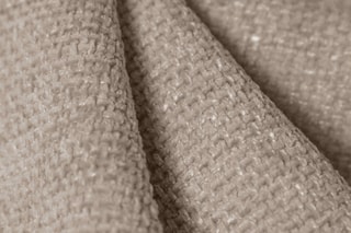 Canapé d'angle Nolio - Beige chiné - 4 places - En polyester - Toucher soie