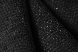 Canapé d'angle gauche Chicago - Noir - 4 places - En tissu chenille