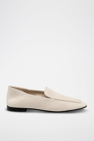 Kalfsleren Mocassins - Beige