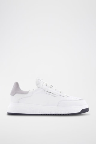 Leren Sneakers - Gebroken Wit