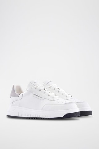 Leren Sneakers - Gebroken Wit