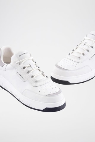 Leren Sneakers - Gebroken Wit