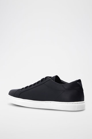Kalfsleren Sneakers - Zwart