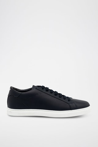Kalfsleren Sneakers - Blauw