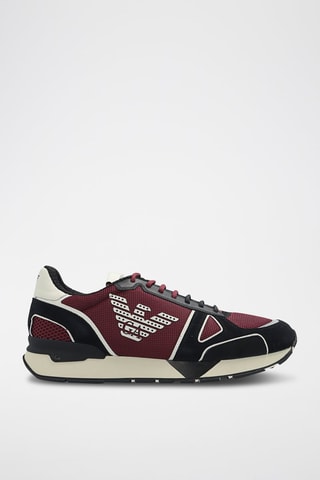 Sneakers - Marineblauw en Bordeauxrood