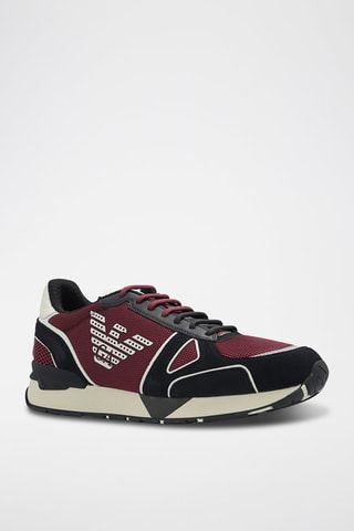 Sneakers - Marineblauw en Bordeauxrood
