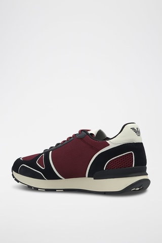 Sneakers - Marineblauw en Bordeauxrood