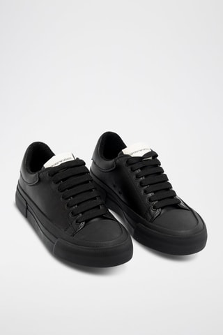 Leren Sneakers - Zwart