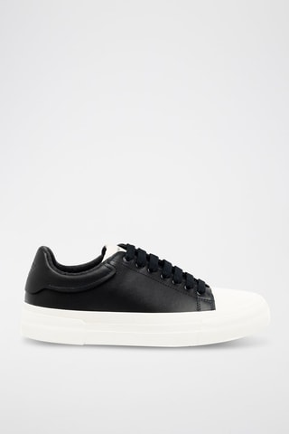 Leren Sneakers - Marineblauw