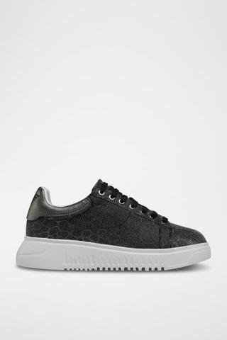 Leren Sneakers - Grijs