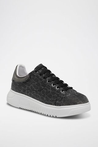 Leren Sneakers - Grijs