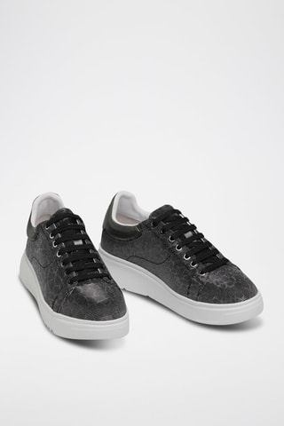 Leren Sneakers - Grijs