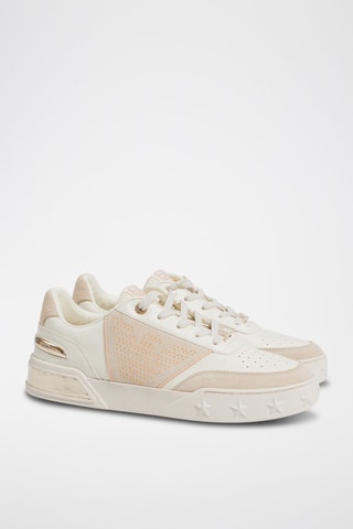 Leren Sneakers - Beige