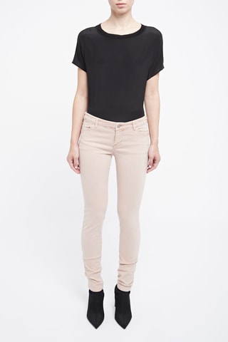 Broek Slim Fit Push-up Emporio Armani - Lichtroze