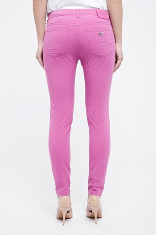 Rechte Broek Emporio Armani Donkerroze