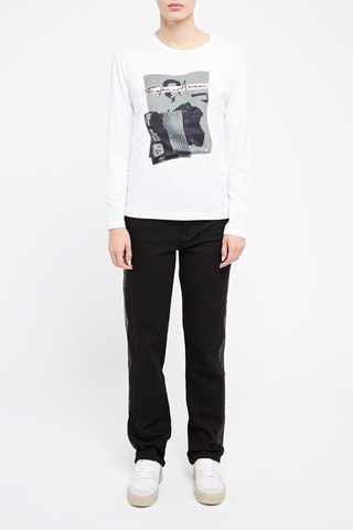 Rechte Jeans Emporio Armani Zwart