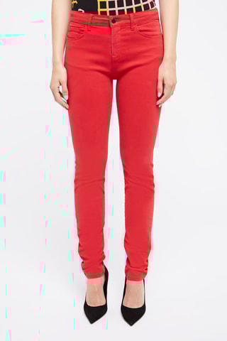 Jeans Slim Fit Emporio Armani Rood