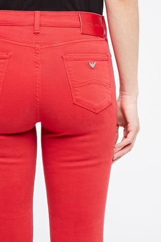Jeans Slim Fit Emporio Armani Rood