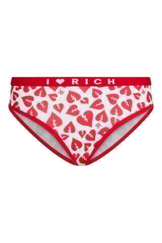 2 Slips Roy - rood en zwart