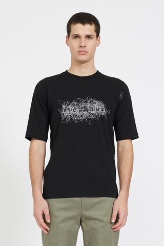 T-shirt regular Eriko - Zwart