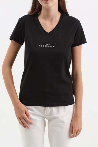 T-shirt Caumi - Zwart