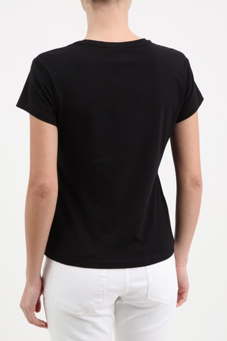 T-shirt Mechi - Zwart