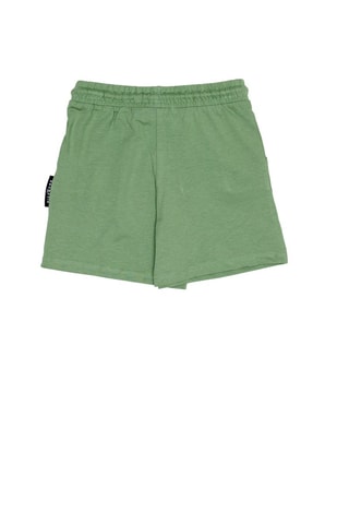 T-shirt en bermuda - Groen en Beige