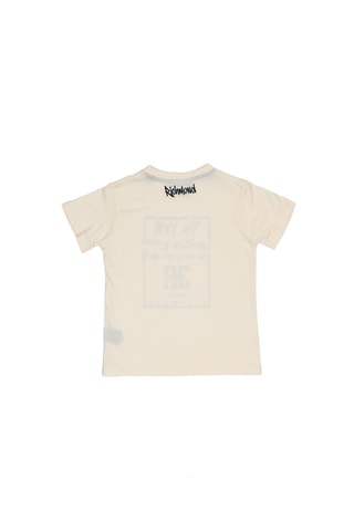 T-shirt en bermuda - Beige en geel