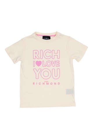 T-shirt en Short - Beige en Roze