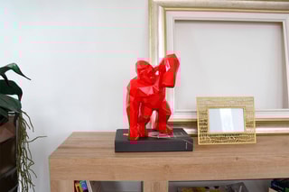 Sculpture - King Kong furieux Rouge
