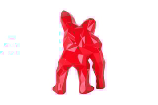 Sculpture - King Kong furieux Rouge