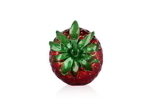 Sculpture Pop Art en résine Fraise  Rouge et vert