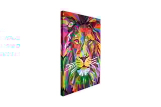 Gravure sur toile Léone Pop art