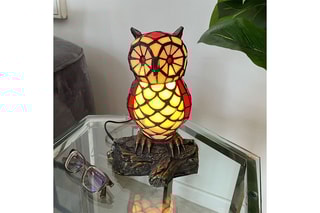 Lampe de chevet Hibou - Jaune