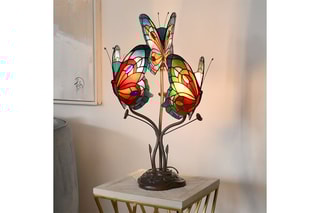 Lampe de chevet Papillons - Multicolore