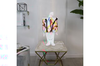 Sculpture-lampe en résine Pingouin Multicolore