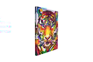 Gravure sur toile Tiger Pop art