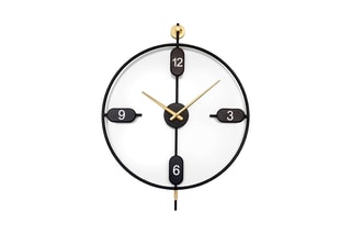 Horloge murale Easy Way Noir
