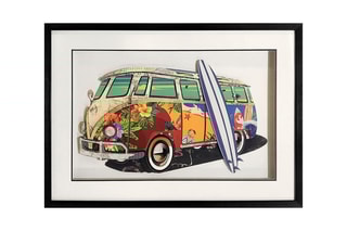 Tableau 3D Camion Volkswagen vintage 2