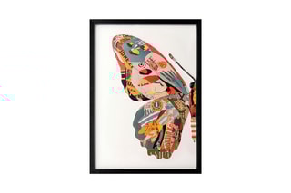 Tableau effet 3D Demi-papillon