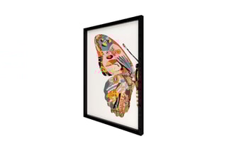 Tableau effet 3D Demi-papillon