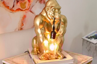 Lampe gorille Doré