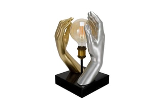 Lampe à poser Union profonde Doré et noir