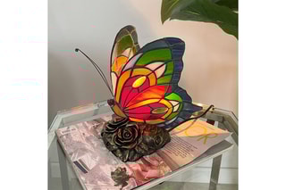 Lampe de chevet Papillon Multicolore