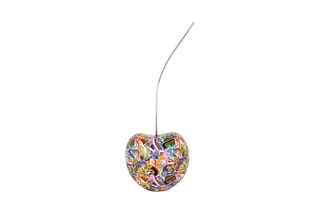 Sculpture en résine cerise Multicolore
