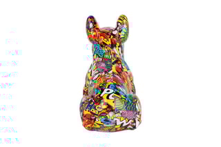 Sculpture Bouledogue français assis - Multicolore