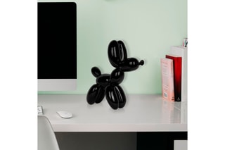 Sculpture Pop Art en résine Chien ballon petit Noir