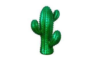 Sculpture Pop Art en résine Cactus   Vert
