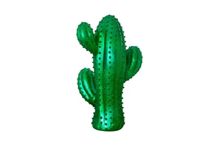 Sculpture Pop Art en résine Cactus   Vert